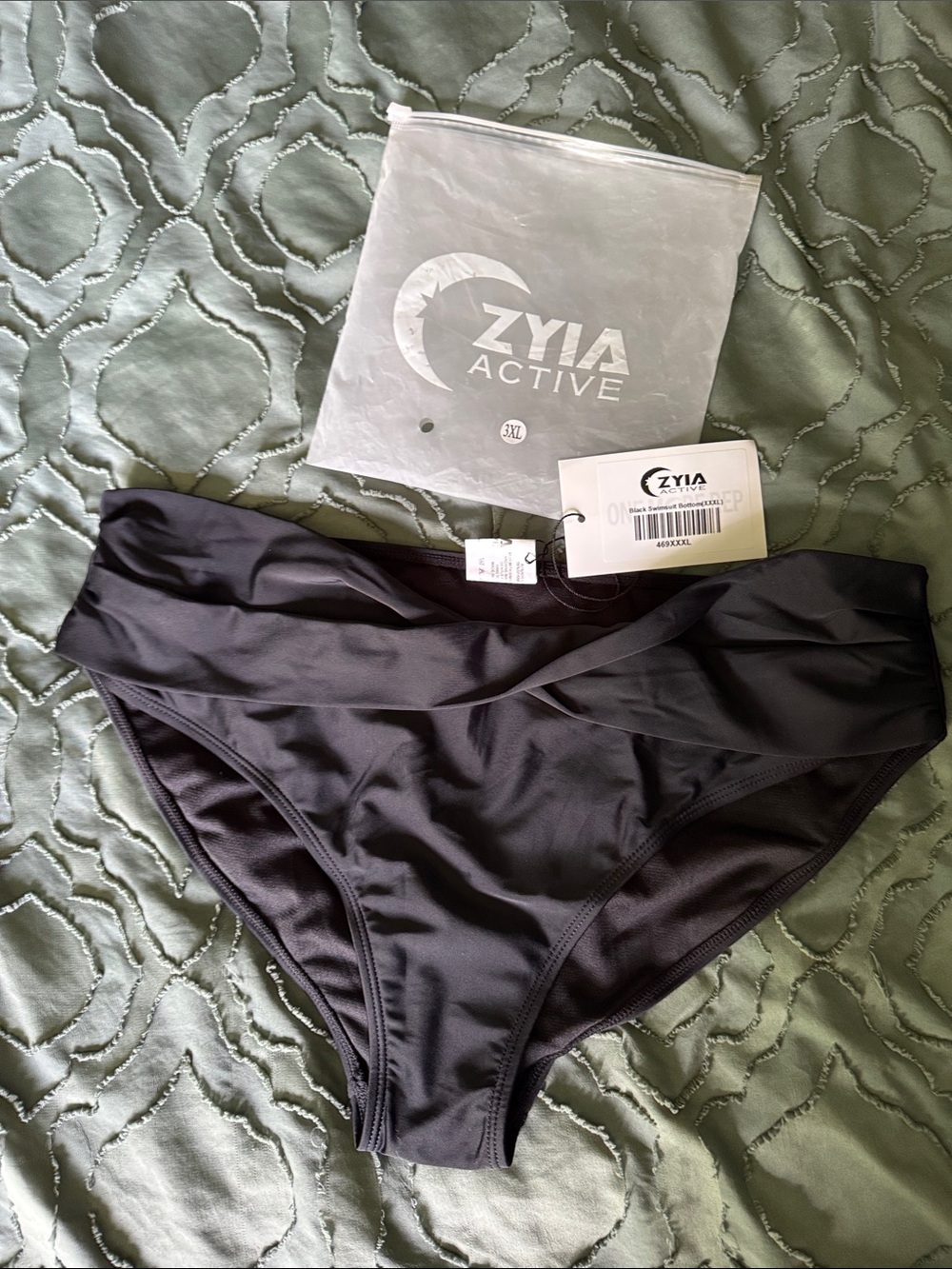 ZYIA Black Women's Bikini Bottom
